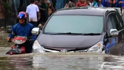 ganti oli setelah mobil terendam banjir - Logic