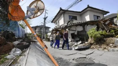 Gempa Jepang Magnitudo 6,8 Picu Tsunami di Miyazaki