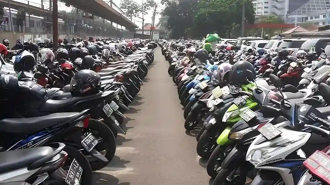 Parkir motor